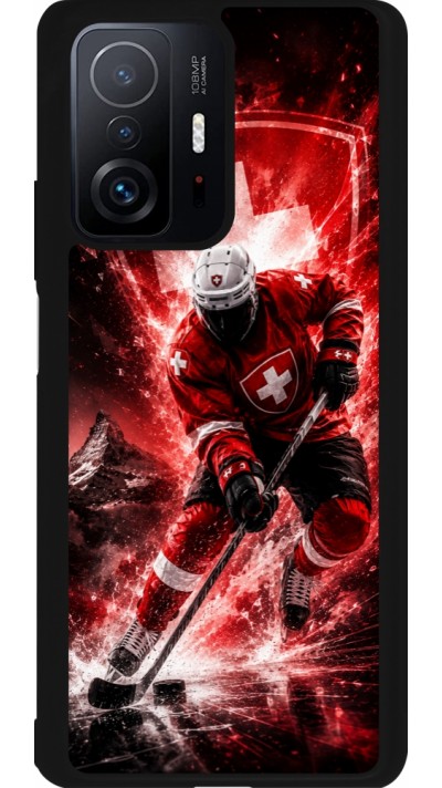 Xiaomi 11T Case Hülle - Silikon schwarz Hockey World Championship Player