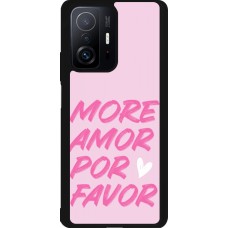 Xiaomi 11T Case Hülle - Silikon schwarz More amor porfavor