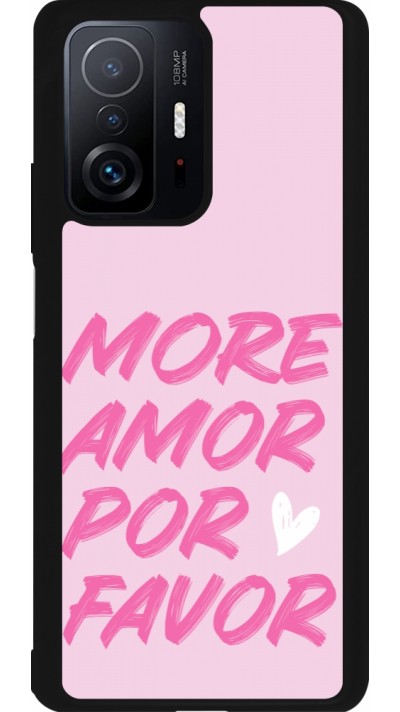 Coque Xiaomi 11T - Silicone rigide noir More amor porfavor Coque Xiaomi 11T - Silicone rigide noir More amor porfavor
