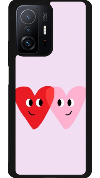 Xiaomi 11T Case Hülle - Silikon schwarz Saint Valentines Day 26 Heart