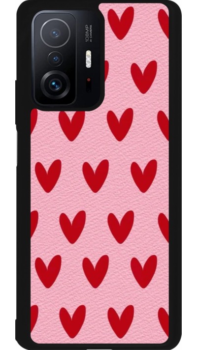 Xiaomi 11T Case Hülle - Silikon schwarz Saint Valentines Day 26 Pattern heart