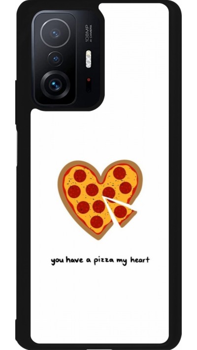 Xiaomi 11T Case Hülle - Silikon schwarz Saint Valentines Day 26 You have my pizza heart