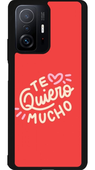 Xiaomi 11T Case Hülle - Silikon schwarz Saint Valentines Day 26 Te quiero mucho