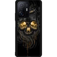 Xiaomi 11T Case Hülle - Silikon schwarz Skull 02