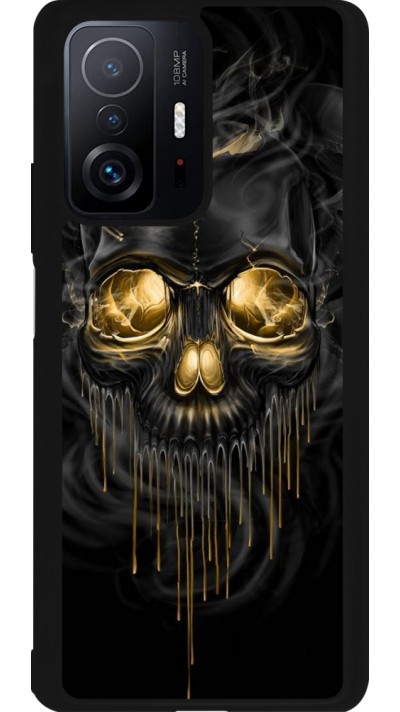 Xiaomi 11T Case Hülle - Silikon schwarz Skull 02