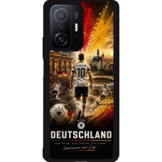 Xiaomi 11T Case Hülle - Silikon schwarz Fussball Deutschland splash 2026
