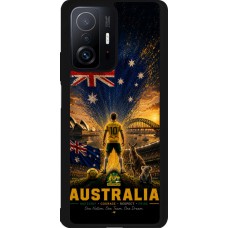 Xiaomi 11T Case Hülle - Silikon schwarz Fussball Australien splash 2026