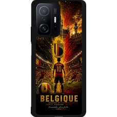 Xiaomi 11T Case Hülle - Silikon schwarz Fussball Belgien splash 2026