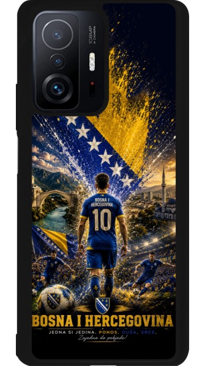 Xiaomi 11T Case Hülle - Silikon schwarz Fussball Bosnien und Herzegowina splash 2026