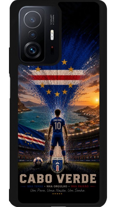 Xiaomi 11T Case Hülle - Silikon schwarz Fussball Kap Verde splash 2026