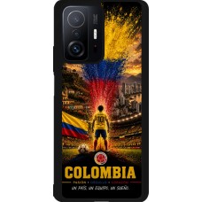 Xiaomi 11T Case Hülle - Silikon schwarz Fussball Kolumbien splash 2026