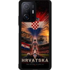 Xiaomi 11T Case Hülle - Silikon schwarz Fussball Kroatien splash 2026