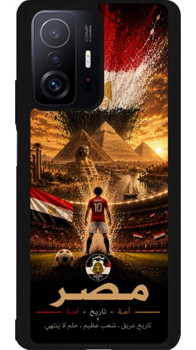 Xiaomi 11T Case Hülle - Silikon schwarz Fussball Ägypten splash 2026