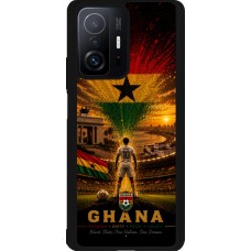Xiaomi 11T Case Hülle - Silikon schwarz Fussball Ghana splash 2026