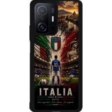 Xiaomi 11T Case Hülle - Silikon schwarz Fussball Italien splash 2026