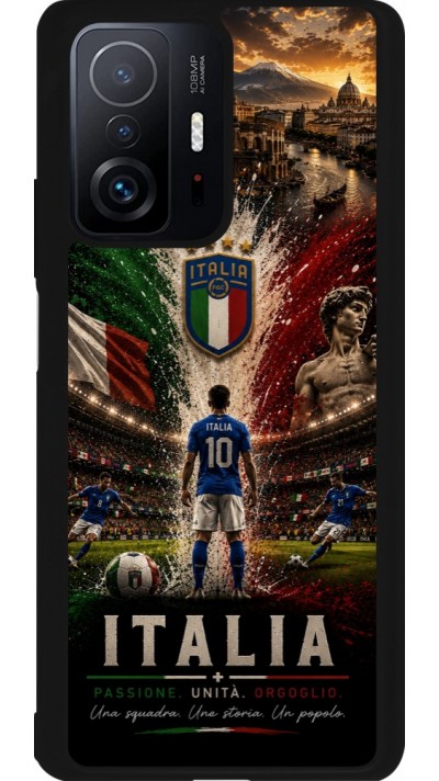 Xiaomi 11T Case Hülle - Silikon schwarz Fussball Italien splash 2026