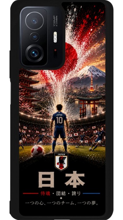 Xiaomi 11T Case Hülle - Silikon schwarz Fussball Japan splash 2026
