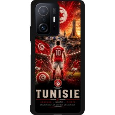 Xiaomi 11T Case Hülle - Silikon schwarz Fussball Tunesien splash 2026