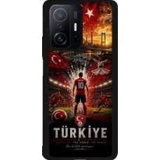 Xiaomi 11T Case Hülle - Silikon schwarz Fussball Türkei splash 2026