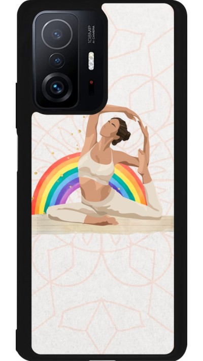 Xiaomi 11T Case Hülle - Silikon schwarz Spring 23 yoga vibe