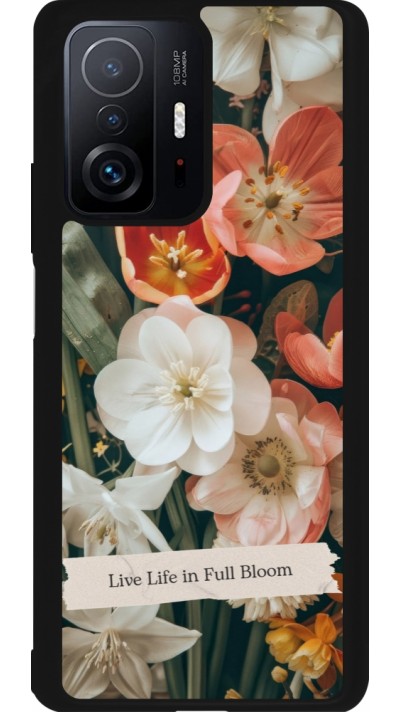 Xiaomi 11T Case Hülle - Silikon schwarz Full Bloom 2026
