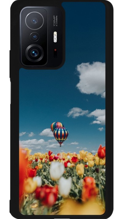 Xiaomi 11T Case Hülle - Silikon schwarz Hot air balloon 2026