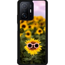Xiaomi 11T Case Hülle - Silikon schwarz Sunflower with glasses 2026