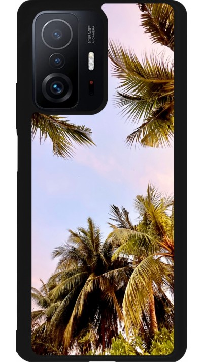 Xiaomi 11T Case Hülle - Silikon schwarz Summer 2023 palm tree vibe