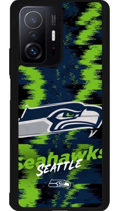 Xiaomi 11T Case Hülle - Silikon schwarz Super Bowl 26 Seattle 2