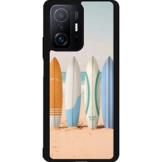 Xiaomi 11T Case Hülle - Silikon schwarz Summer surfboard 2025