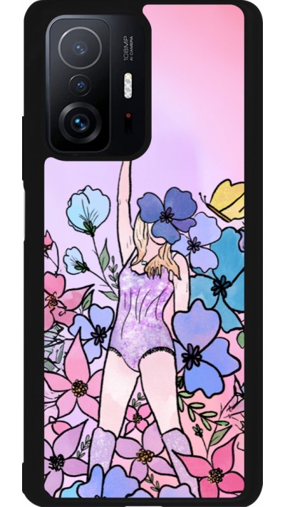 Xiaomi 11T Case Hülle - Silikon schwarz Taylor Swift Sketch - Pink