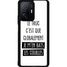 Xiaomi 11T Case Hülle - Silikon schwarz Le truc globalement bats les couilles
