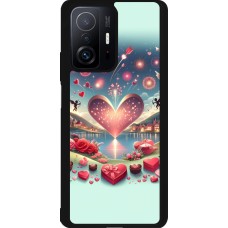 Xiaomi 11T Case Hülle - Silikon schwarz Valentin 2025 Schick
