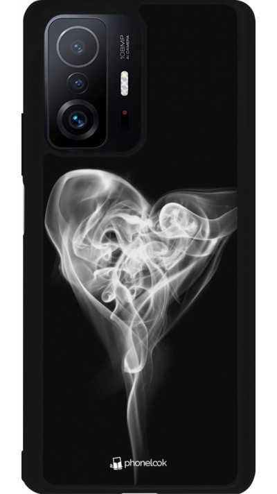 Xiaomi 11T Case Hülle - Silikon schwarz Valentine 2022 Black Smoke