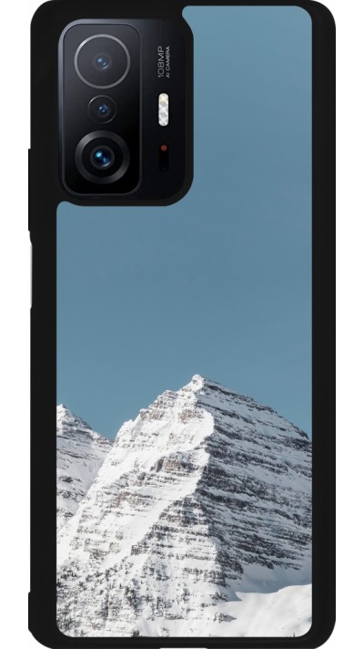 Xiaomi 11T Case Hülle - Silikon schwarz Winter 22 blue sky mountain