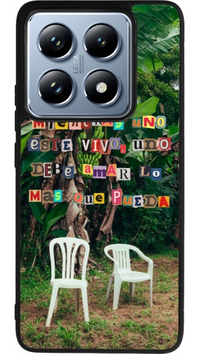 Coque Xiaomi 14T Pro - Silicone rigide noir Chairs DTMF