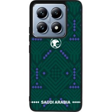 Xiaomi 14T Pro Case Hülle - Silikon schwarz Saudi Arabien 2026 personalisierbares Fussballtrikot