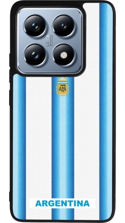 Xiaomi 14T Pro Case Hülle - Silikon schwarz Argentinien 2026 personalisierbares Fussballtrikot