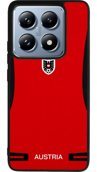 Xiaomi 14T Pro Case Hülle - Silikon schwarz O?sterreich 2026 personalisierbares Fussballtrikot