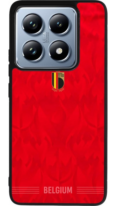 Xiaomi 14T Pro Case Hülle - Silikon schwarz Belgien 2026 personalisierbares Fussballtrikot