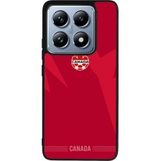 Xiaomi 14T Pro Case Hülle - Silikon schwarz Kanada 2026 personalisierbares Fussballtrikot