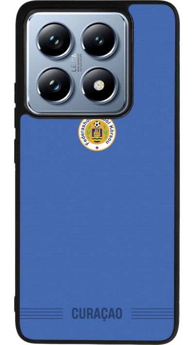 Xiaomi 14T Pro Case Hülle - Silikon schwarz Curaçao 2026 personalisierbares Fussballtrikot