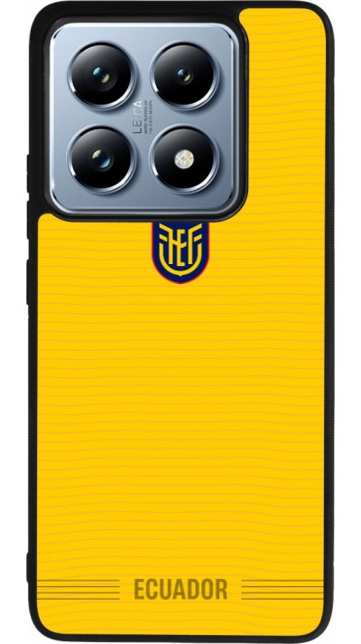 Xiaomi 14T Pro Case Hülle - Silikon schwarz Ecuador 2026 personalisierbares Fussballtrikot