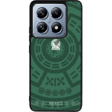 Coque Xiaomi 14T Pro - Silicone rigide noir Maillot de football Mexique 2026 personnalisable