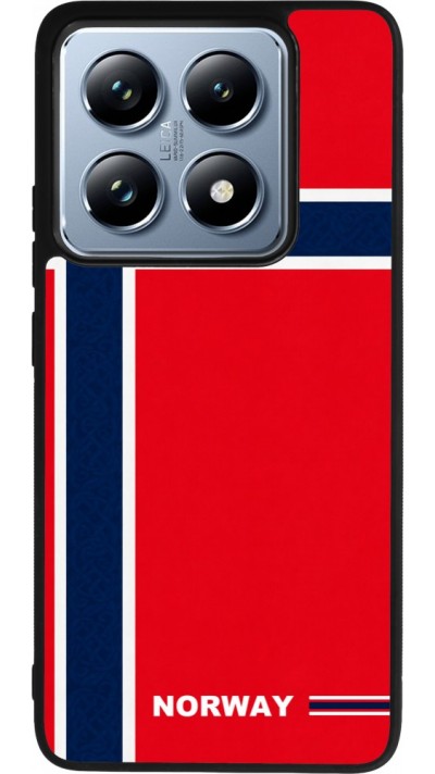 Xiaomi 14T Pro Case Hülle - Silikon schwarz Norwegen 2026 personalisierbares Fussballtrikot