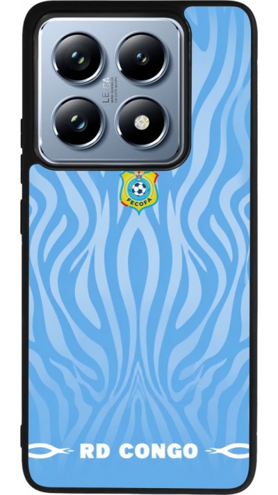 Xiaomi 14T Pro Case Hülle - Silikon schwarz Demokratische Republik Kongo 2026 personalisierbares Fussballtrikot