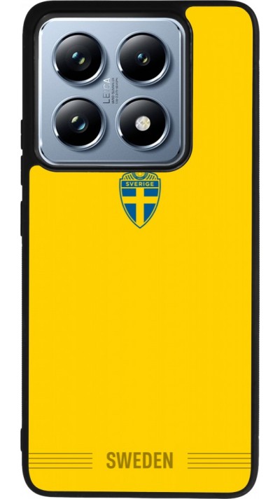 Xiaomi 14T Pro Case Hülle - Silikon schwarz Schweden 2026 personalisierbares Fussballtrikot