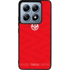 Xiaomi 14T Pro Case Hülle - Silikon schwarz Tunesien 2026 personalisierbares Fussballtrikot