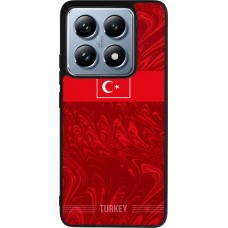 Coque Xiaomi 14T Pro - Silicone rigide noir Maillot de football Turquie 2026 personnalisable