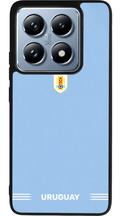 Xiaomi 14T Pro Case Hülle - Silikon schwarz Uruguay 2026 personalisierbares Fussballtrikot